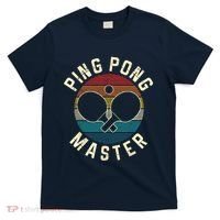 Ping Pong Master Vintage Table Tennis Player Funny Gift T-Shirt thumb 0