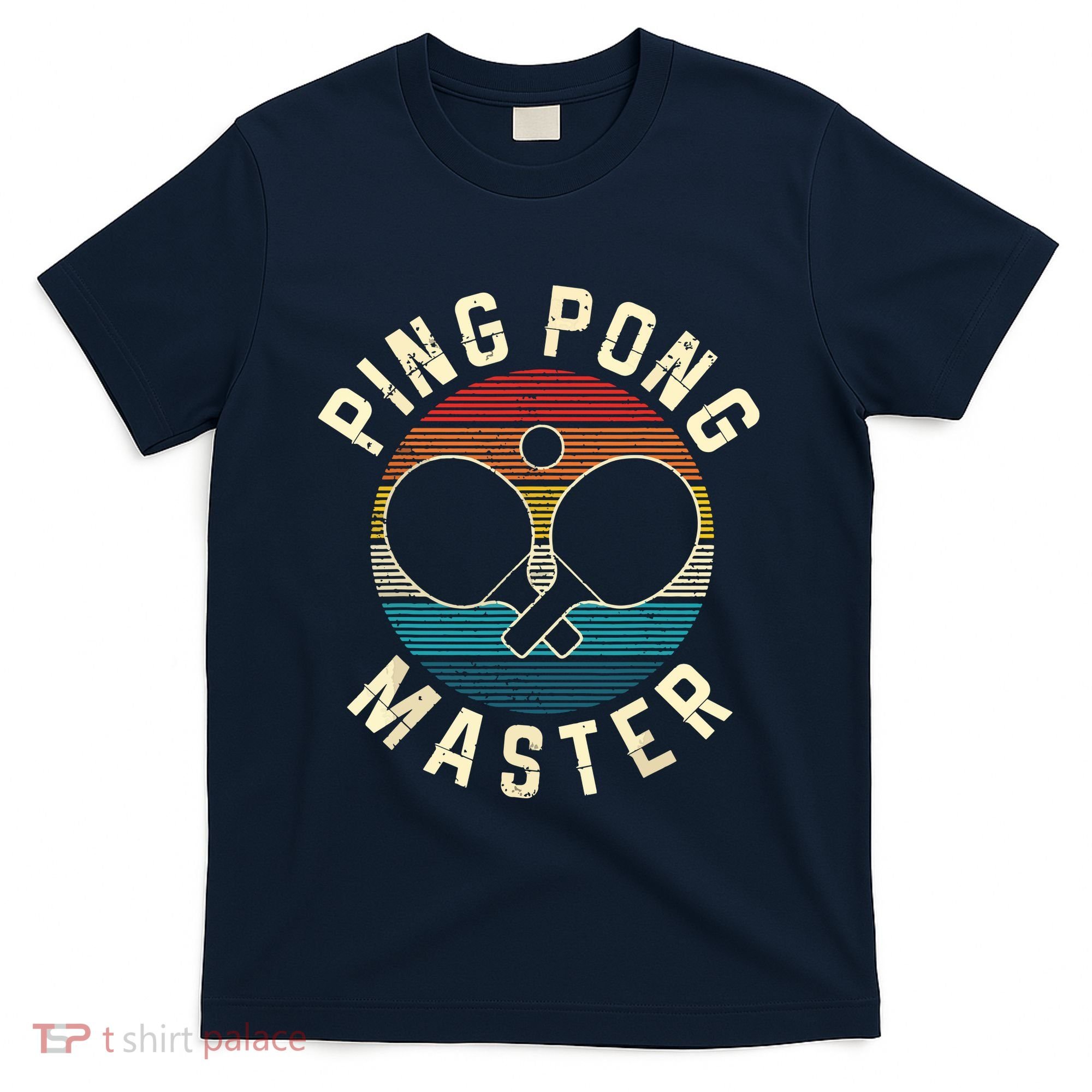 Ping Pong Master Vintage Table Tennis Player Funny Gift T-Shirt