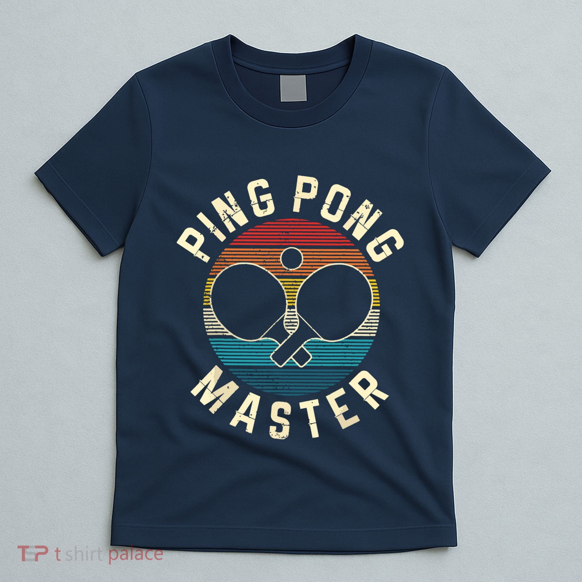 Ping Pong Master Vintage Table Tennis Player Funny Gift T-Shirt