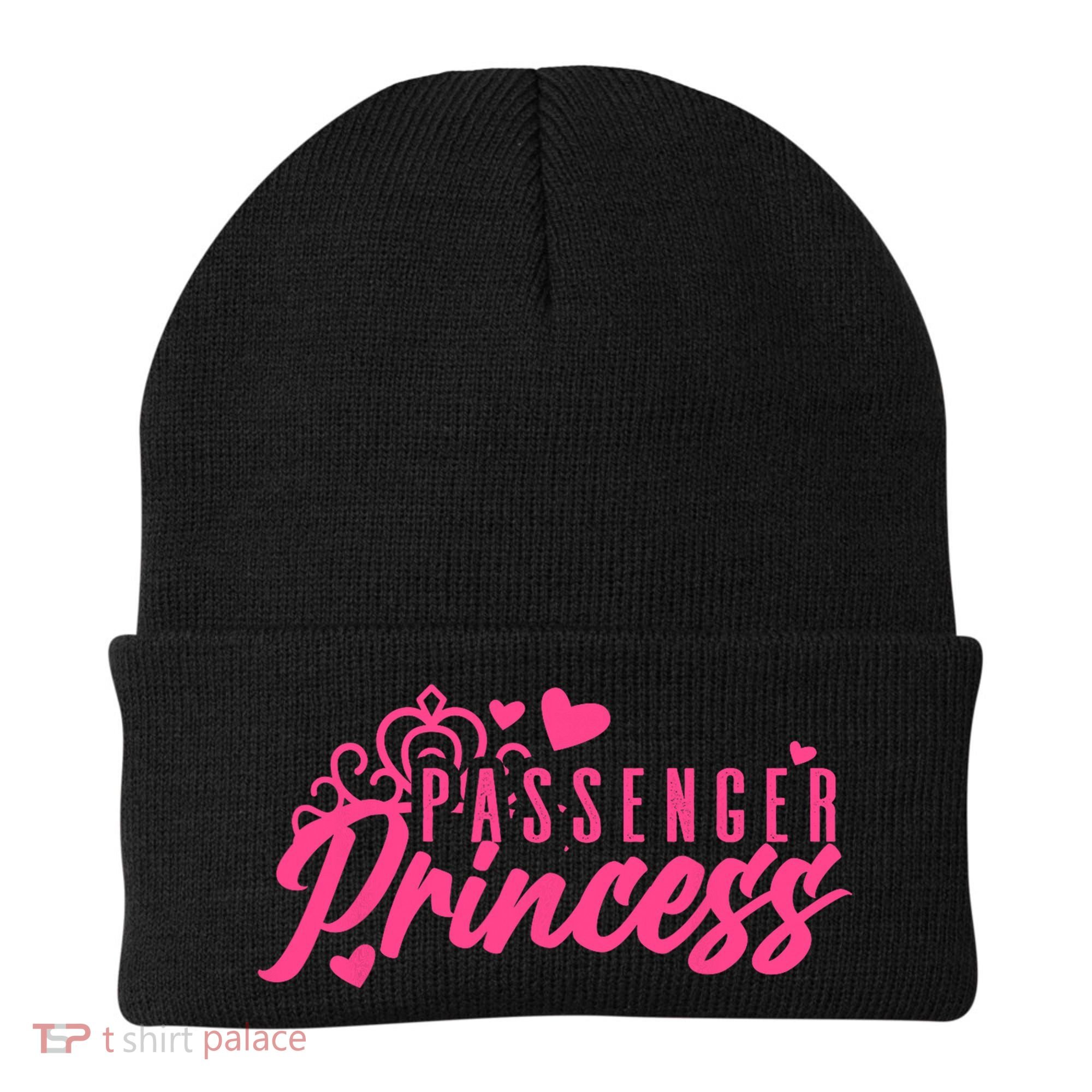 Passenger Princess Meme Girl Passenger Seat Princess Beanie
