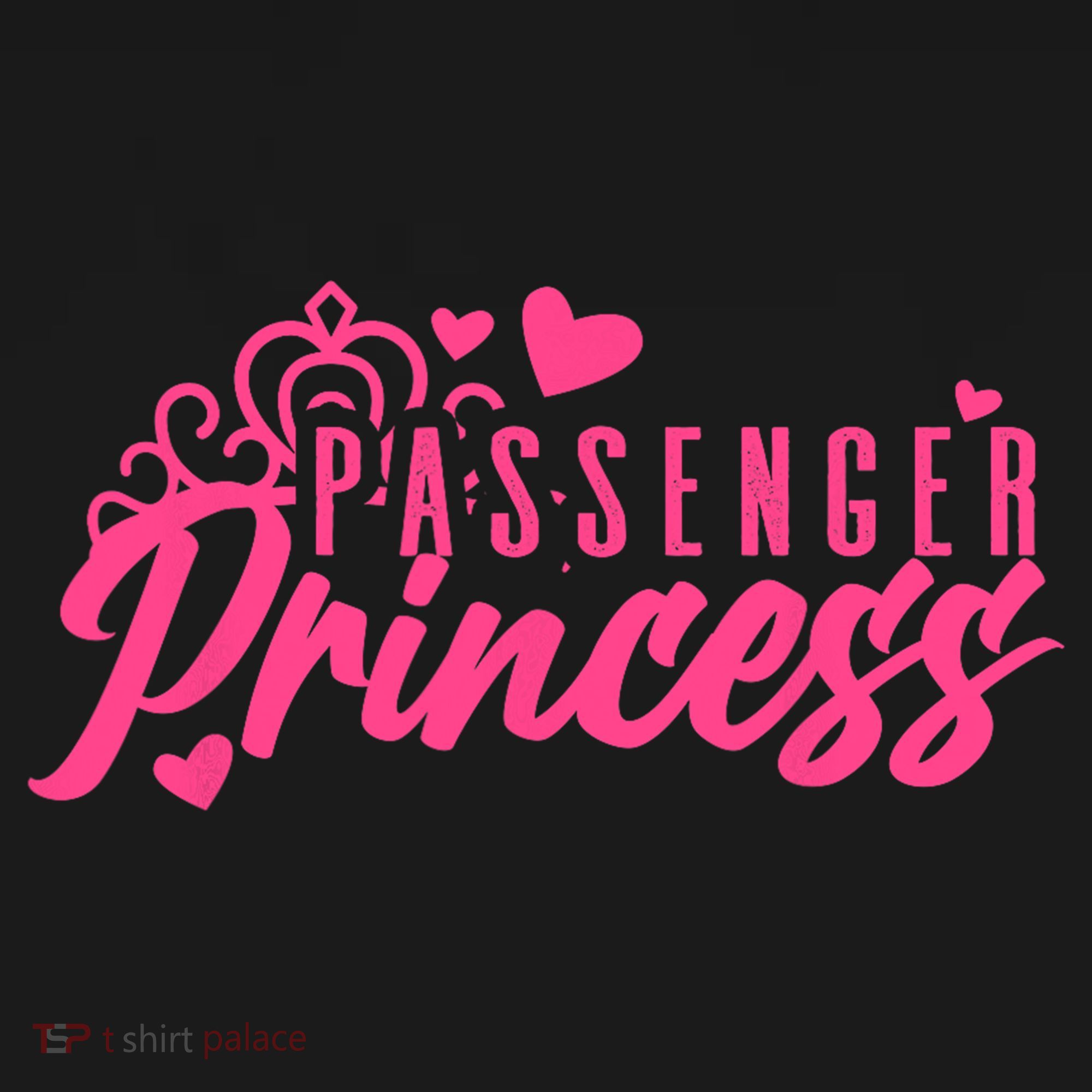 Passenger Princess Meme Girl Passenger Seat Princess Women's Hoodie