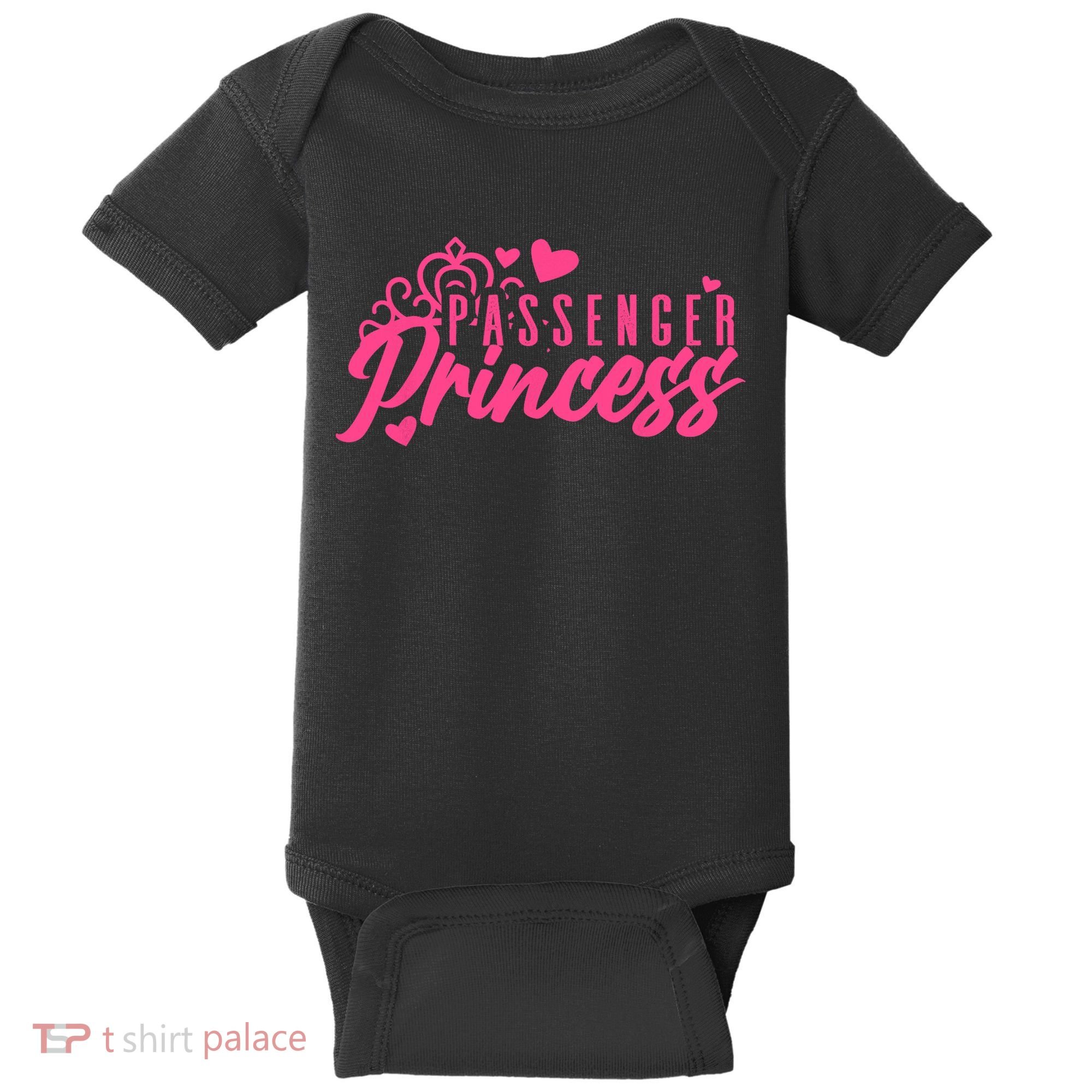 Passenger Princess Meme Girl Passenger Seat Princess Baby Bodysuit