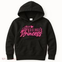 Passenger Princess Meme Girl Passenger Seat Princess Kids Hoodie thumb 0