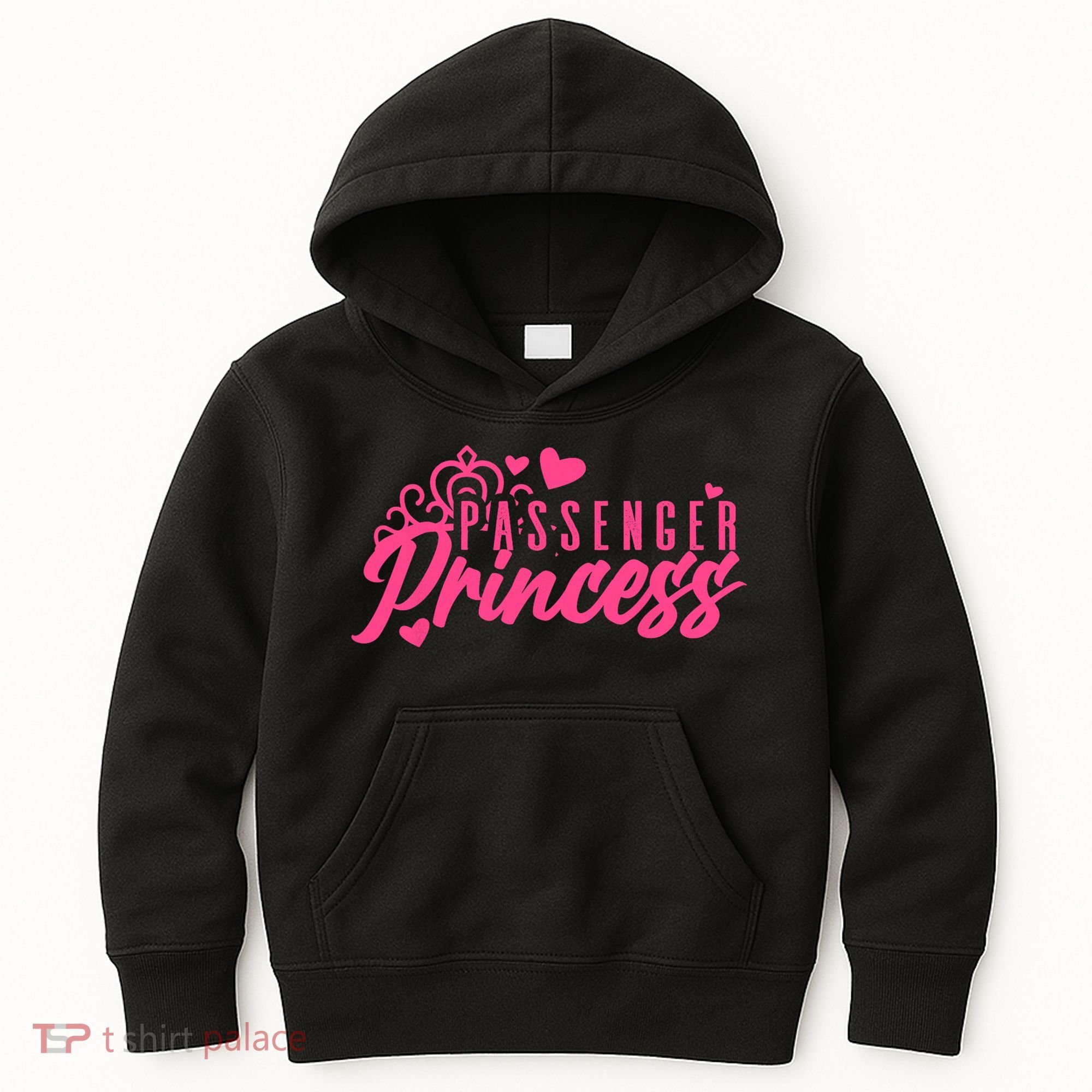 Passenger Princess Meme Girl Passenger Seat Princess Kids Hoodie