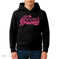 Passenger Princess Meme Girl Passenger Seat Princess Kids Hoodie thumb 4