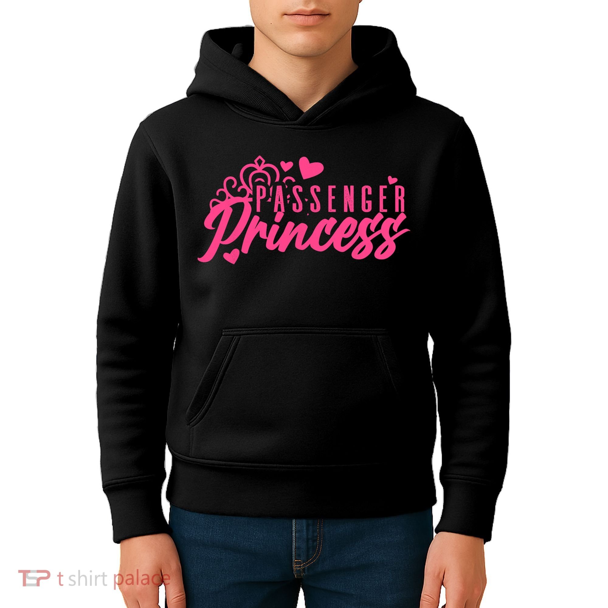 Passenger Princess Meme Girl Passenger Seat Princess Kids Hoodie