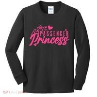 Passenger Princess Meme Girl Passenger Seat Princess Kids Long Sleeve Shirt thumb 0