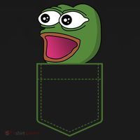 Poggers Pepe Meme Gaming Live Stream Poacket USA-Made Doggie Bandana thumb 2
