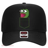 Poggers Pepe Meme Gaming Live Stream Poacket Hat thumb 0