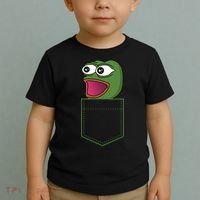 Poggers Pepe Meme Gaming Live Stream Poacket Toddler T-Shirt thumb 2