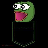 Poggers Pepe Meme Gaming Live Stream Poacket Kids Sweatshirt thumb 2