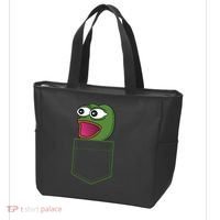 Poggers Pepe Meme Gaming Live Stream Poacket Tote Bag thumb 3