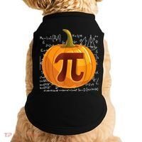 Pumpkin Pie Math Shirt Funny Halloween Thanksgiving Pi Day Doggie Tank thumb 0