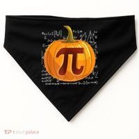 Pumpkin Pie Math Shirt Funny Halloween Thanksgiving Pi Day USA-Made Doggie Bandana thumb 0