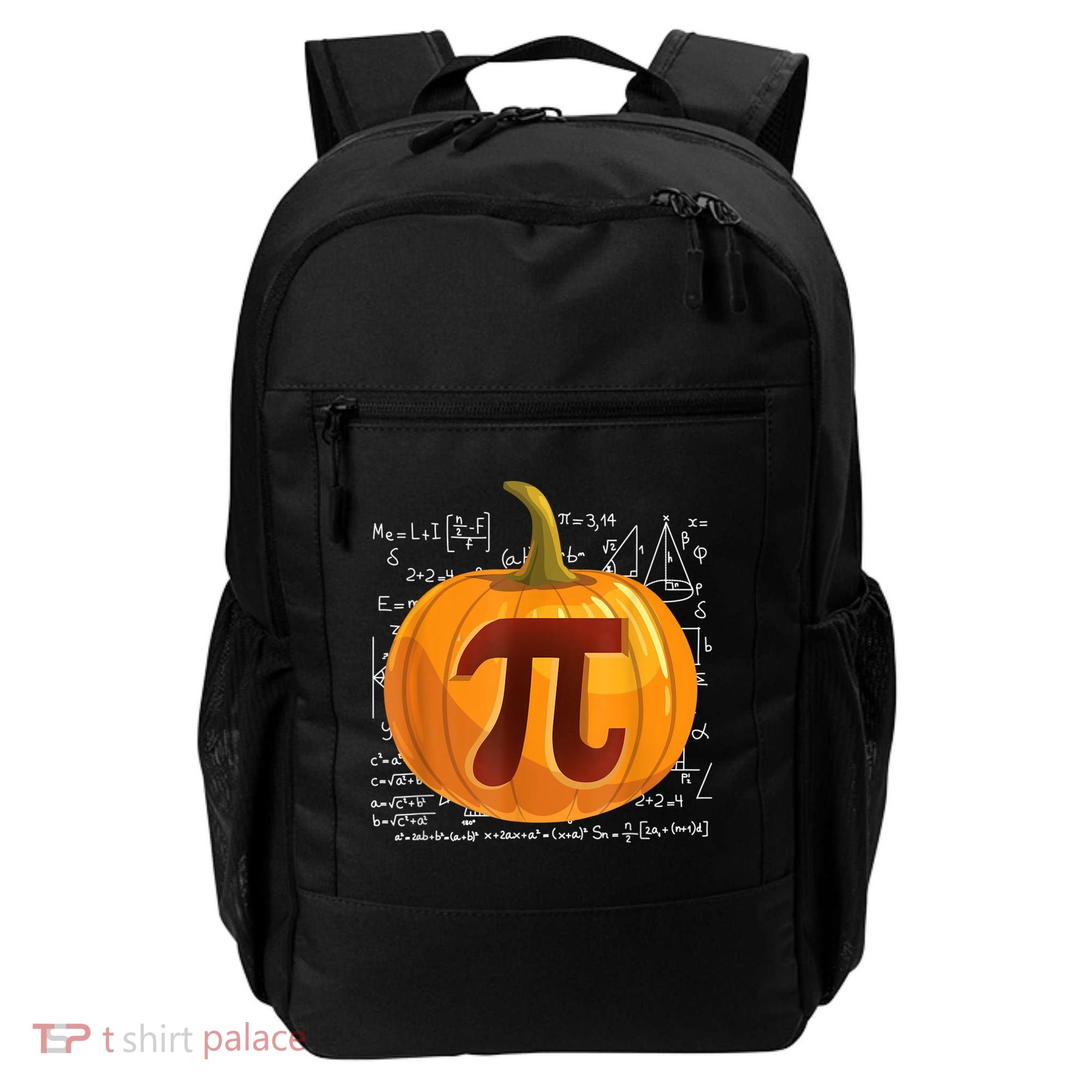 Pumpkin Pie Math Shirt Funny Halloween Thanksgiving Pi Day Backpack