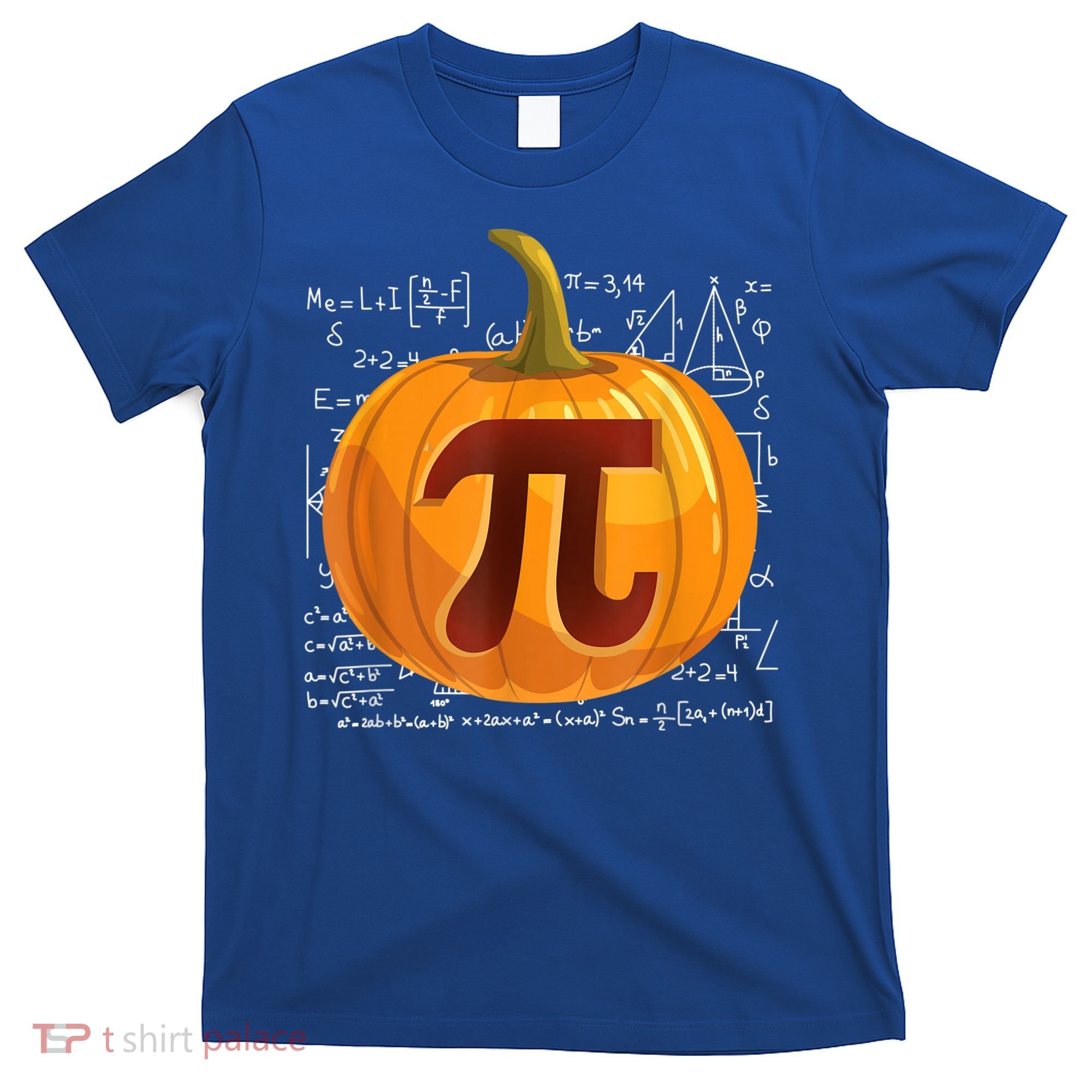 Pumpkin Pie Math Shirt Funny Halloween Thanksgiving Pi Day T-Shirt