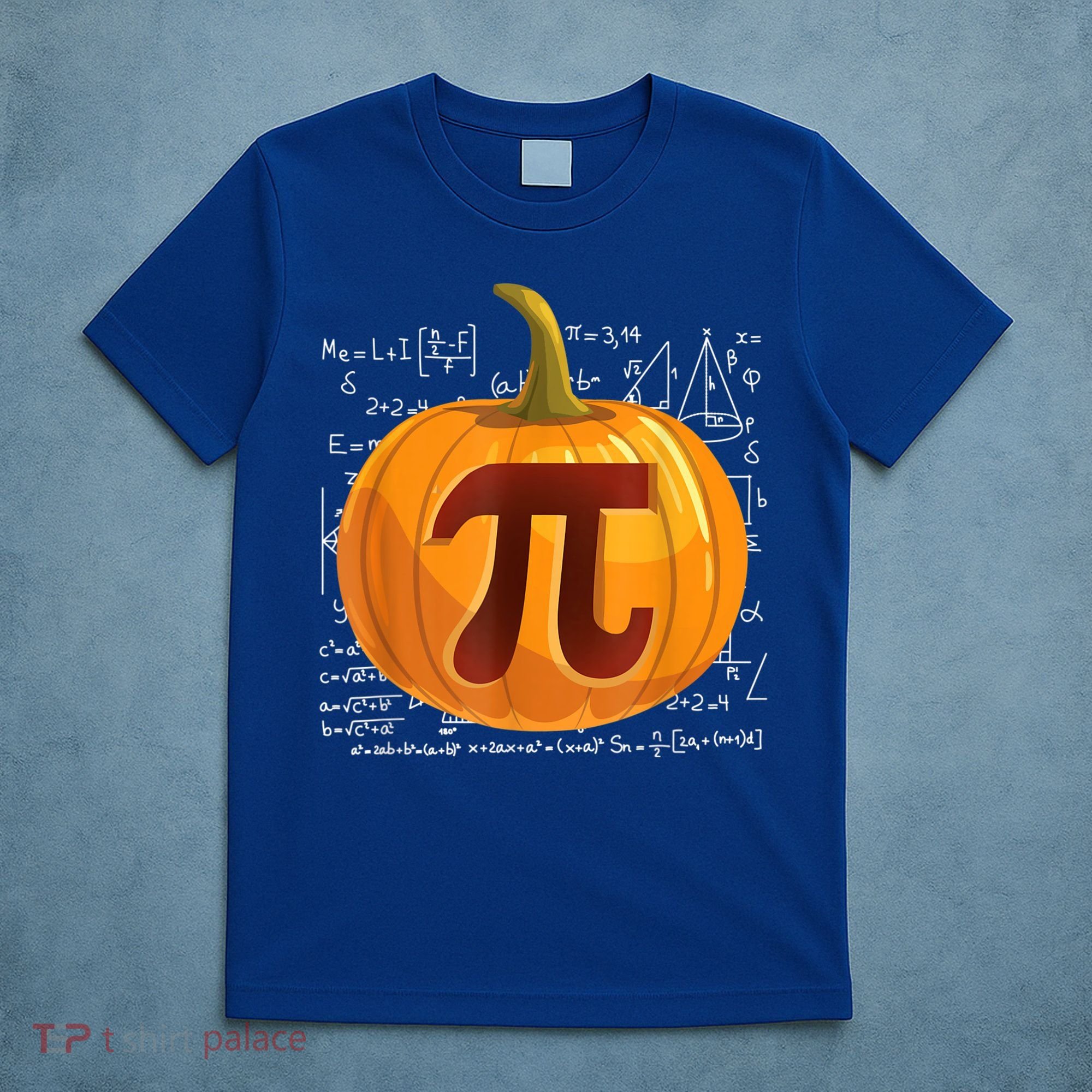 Pumpkin Pie Math Shirt Funny Halloween Thanksgiving Pi Day T-Shirt