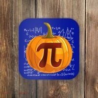 Pumpkin Pie Math Shirt Funny Halloween Thanksgiving Pi Day Coaster thumb 0