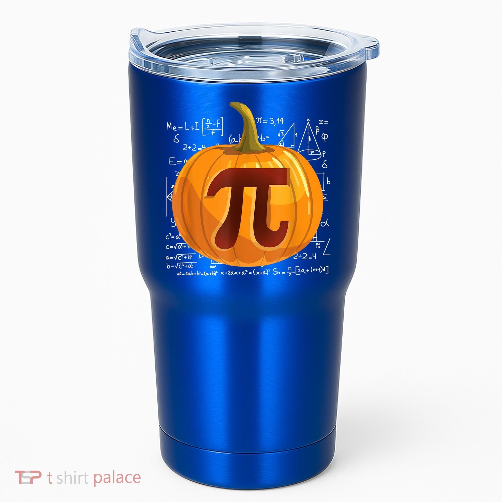Pumpkin Pie Math Shirt Funny Halloween Thanksgiving Pi Day Tumbler
