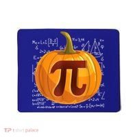 Pumpkin Pie Math Shirt Funny Halloween Thanksgiving Pi Day Mousepad thumb 0