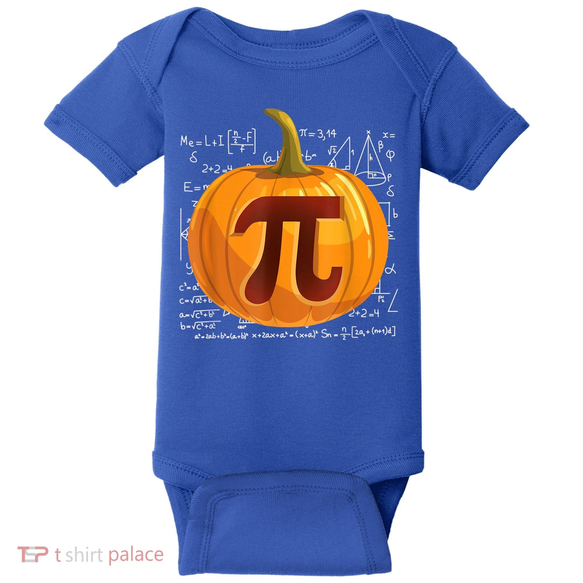Pumpkin Pie Math Shirt Funny Halloween Thanksgiving Pi Day Baby Bodysuit