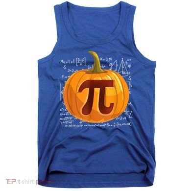 Pumpkin Pie Math Shirt Funny Halloween Thanksgiving Pi Day Tank Top
