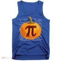 Pumpkin Pie Math Shirt Funny Halloween Thanksgiving Pi Day Tank Top thumb 0