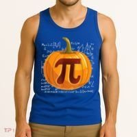 Pumpkin Pie Math Shirt Funny Halloween Thanksgiving Pi Day Tank Top thumb 3
