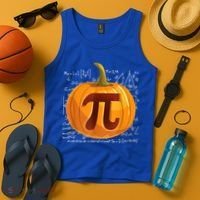 Pumpkin Pie Math Shirt Funny Halloween Thanksgiving Pi Day Tank Top thumb 4
