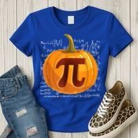 Pumpkin Pie Math Shirt Funny Halloween Thanksgiving Pi Day Women's T-Shirt thumb 3