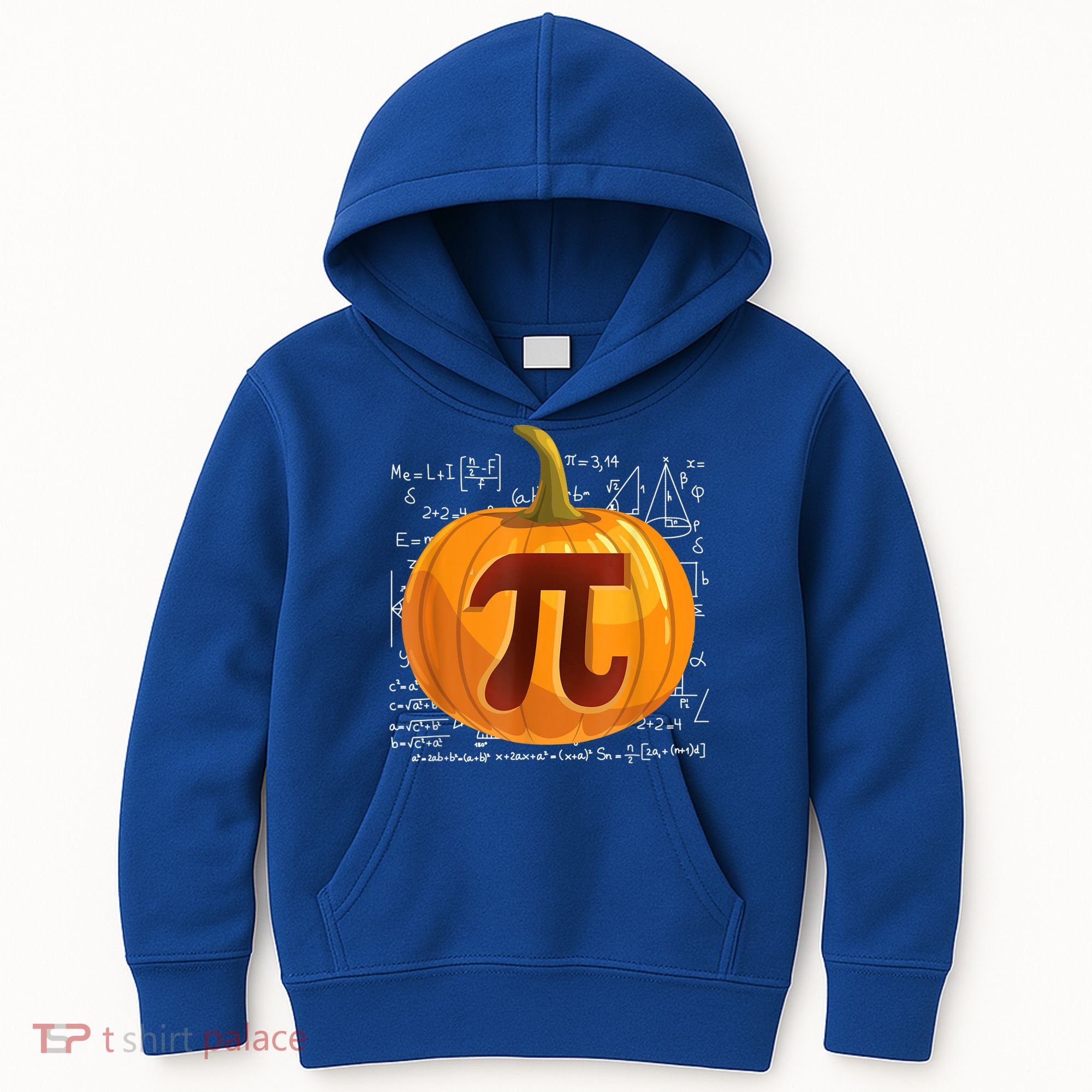 Pumpkin Pie Math Shirt Funny Halloween Thanksgiving Pi Day Kids Hoodie
