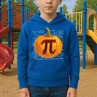 Pumpkin Pie Math Shirt Funny Halloween Thanksgiving Pi Day Kids Hoodie thumb 2
