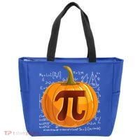 Pumpkin Pie Math Shirt Funny Halloween Thanksgiving Pi Day Tote Bag thumb 0