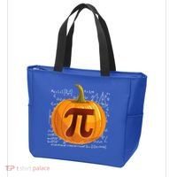 Pumpkin Pie Math Shirt Funny Halloween Thanksgiving Pi Day Tote Bag thumb 3