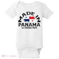 Panama Panamanian Made Flag Baby Bodysuit thumb 0