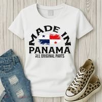 Panama Panamanian Made Flag Women's T-Shirt thumb 3