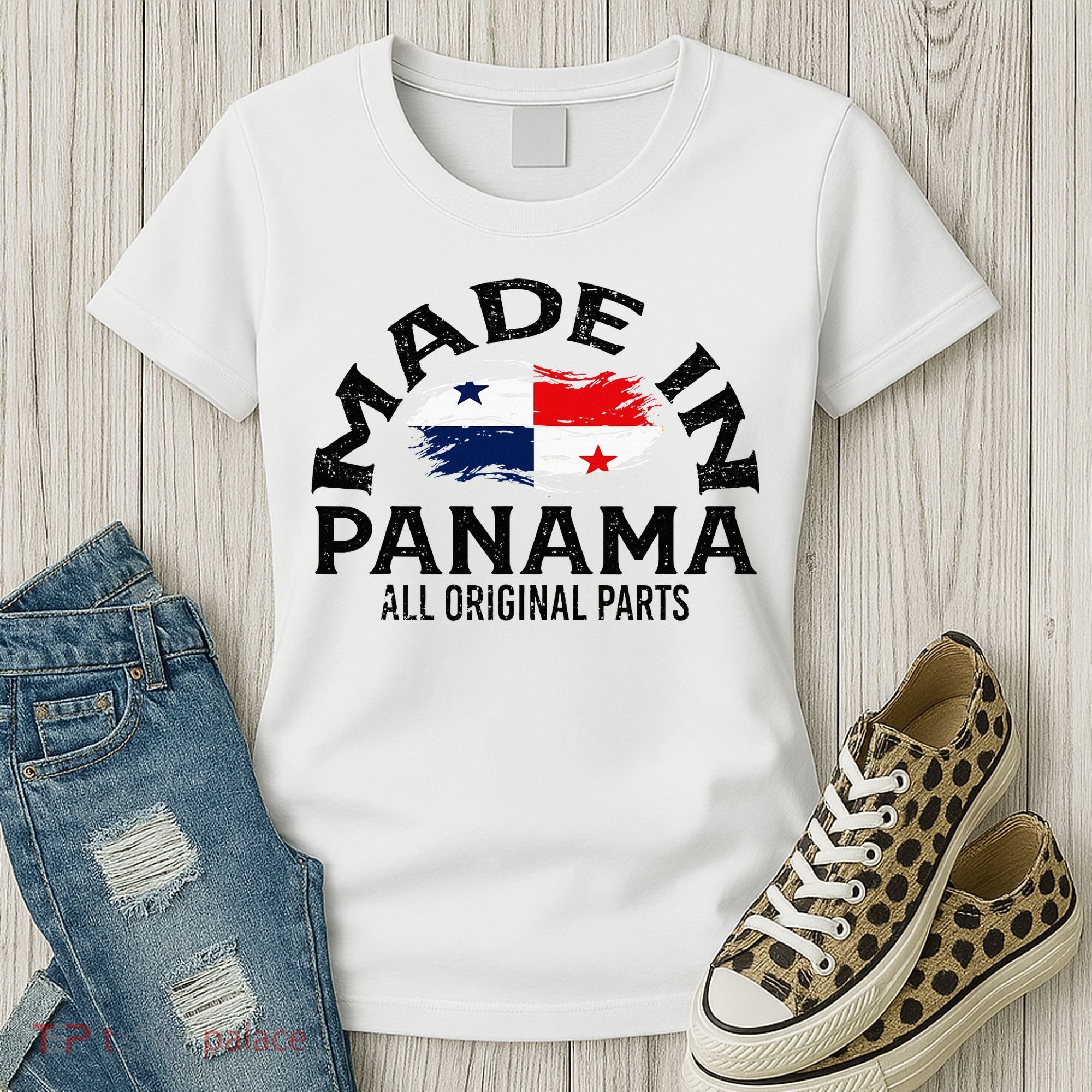 Panama Panamanian Made Flag Women's T-Shirt