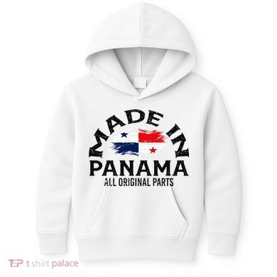 Panama Panamanian Made Flag Kids Hoodie