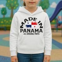Panama Panamanian Made Flag Kids Hoodie thumb 3