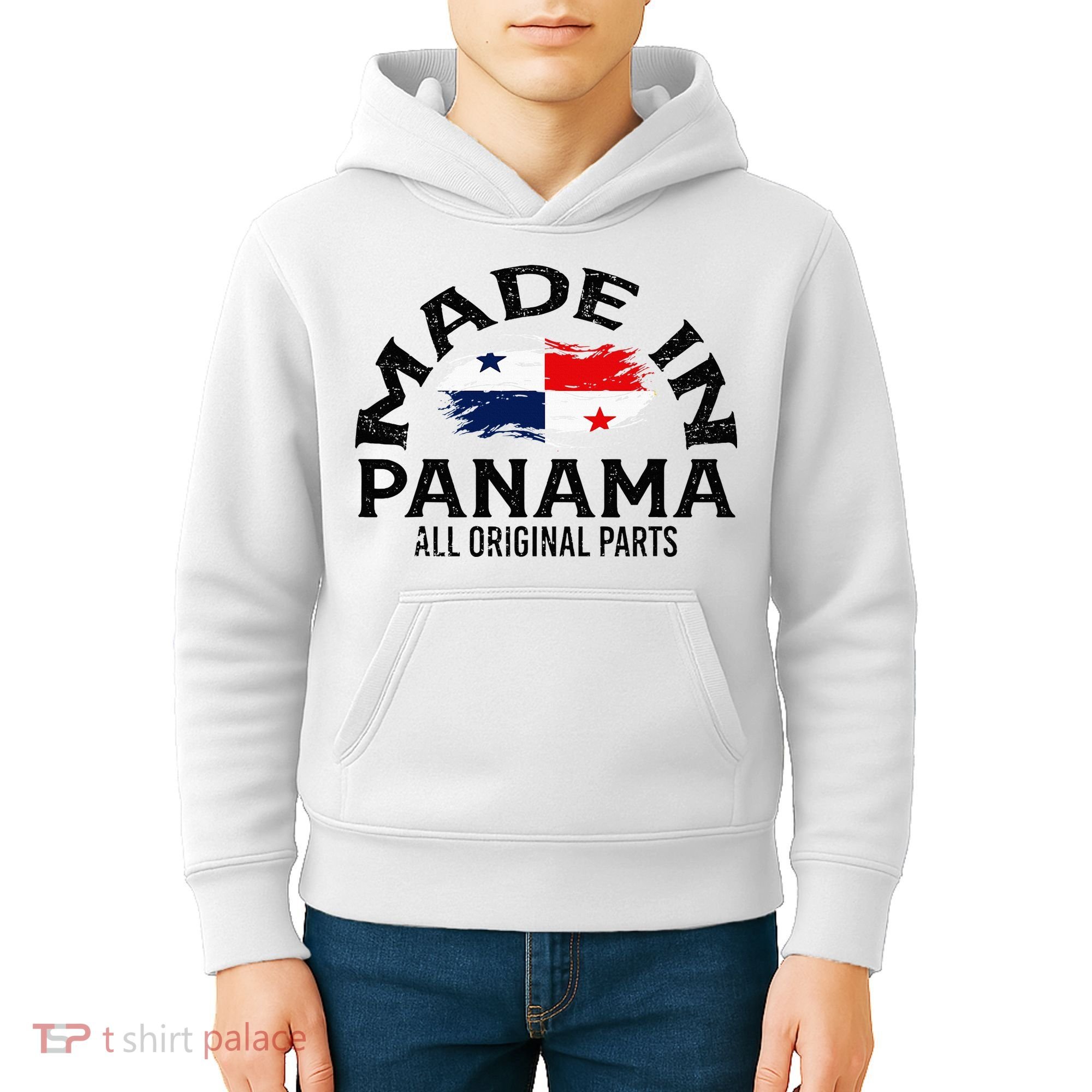 Panama Panamanian Made Flag Kids Hoodie
