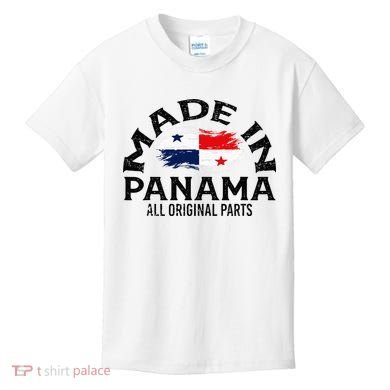 Panama Panamanian Made Flag Kids T-Shirt