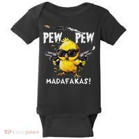 Pew Pew Madafakas Baby Bodysuit thumb 0