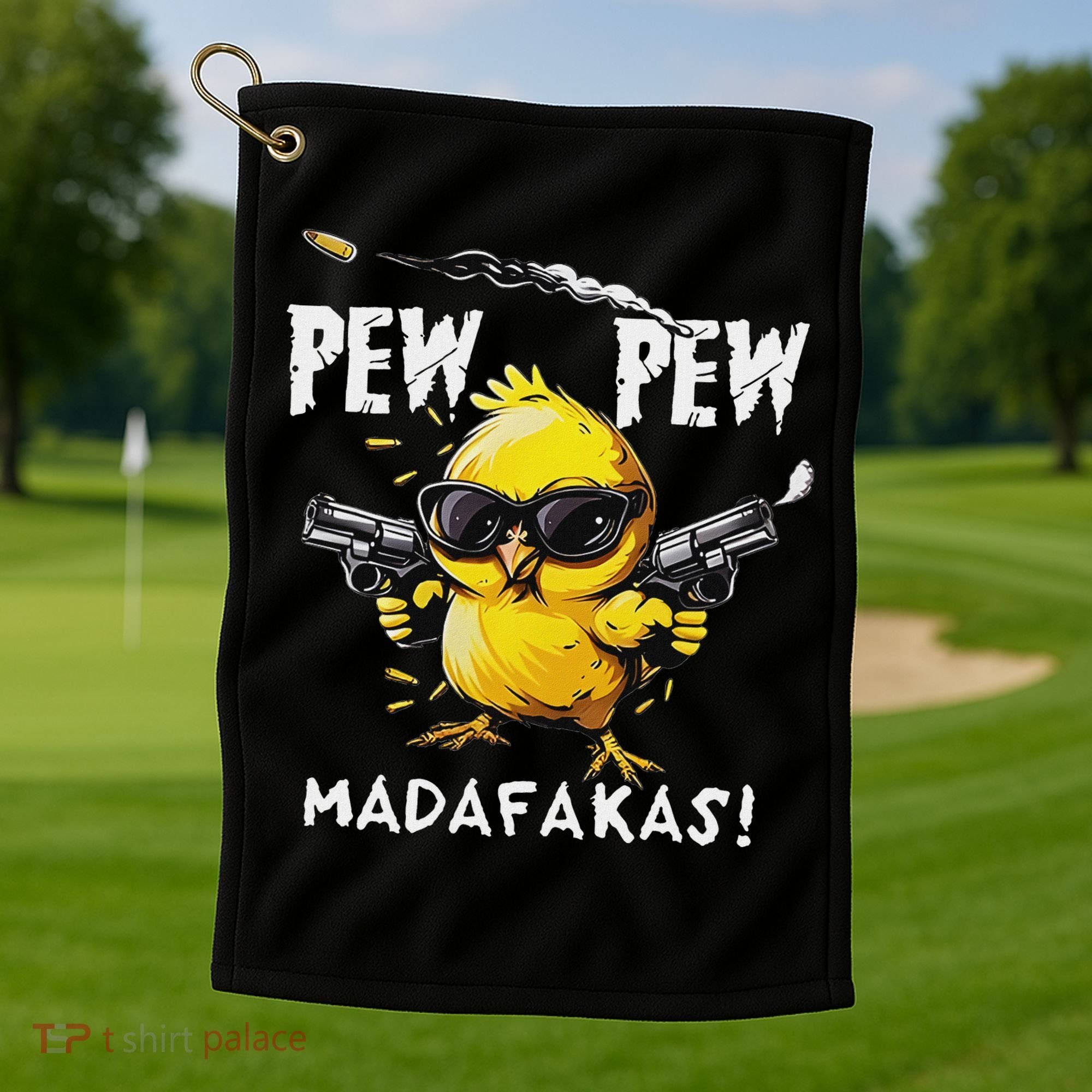 Pew Pew Madafakas Golf Towel