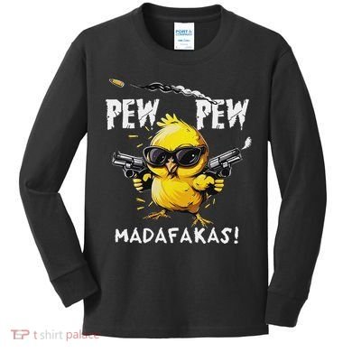 Pew Pew Madafakas Kids Long Sleeve Shirt