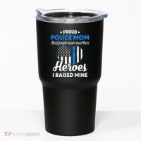 Proud Police Mom Law Enforcement Mother's Day Gift Tumbler thumb 0