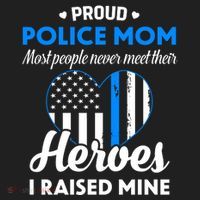 Proud Police Mom Law Enforcement Mother's Day Gift Tumbler thumb 3
