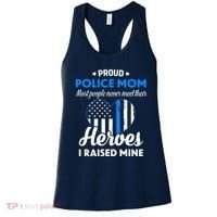 Proud Police Mom Law Enforcement Mother's Day Gift Women's Tank Top thumb 0