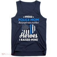 Proud Police Mom Law Enforcement Mother's Day Gift Tank Top thumb 0