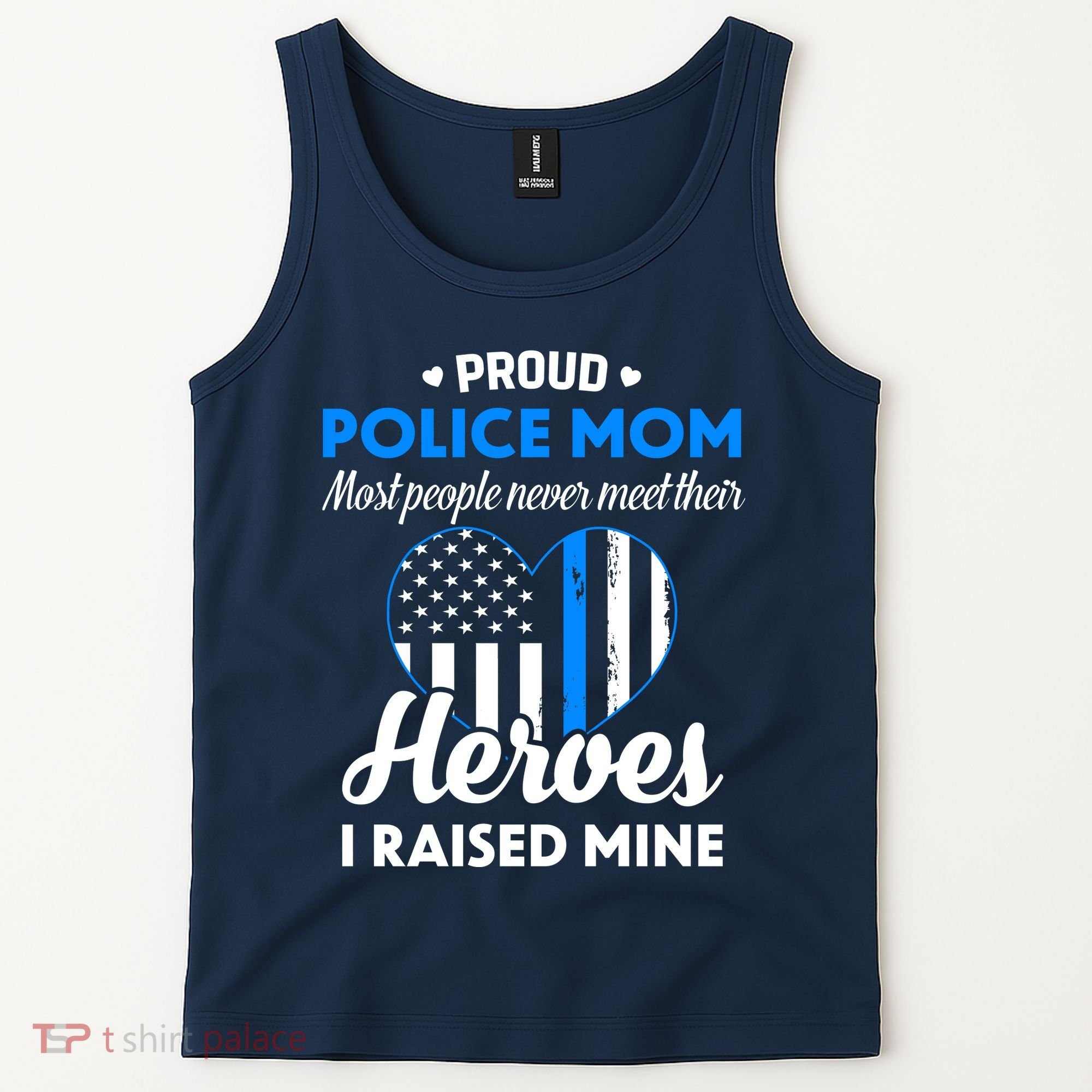 Proud Police Mom Law Enforcement Mother's Day Gift Tank Top