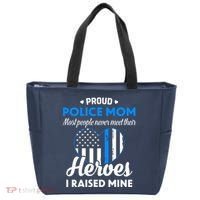 Proud Police Mom Law Enforcement Mother's Day Gift Tote Bag thumb 0
